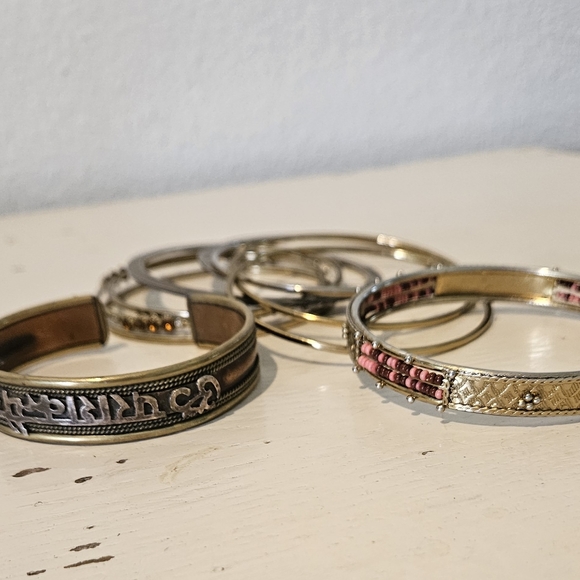 Large Lot, Indian Bollywood Style Gold Tone Bridal Jewelry Necklaces Earrings - Picture 9 of 12